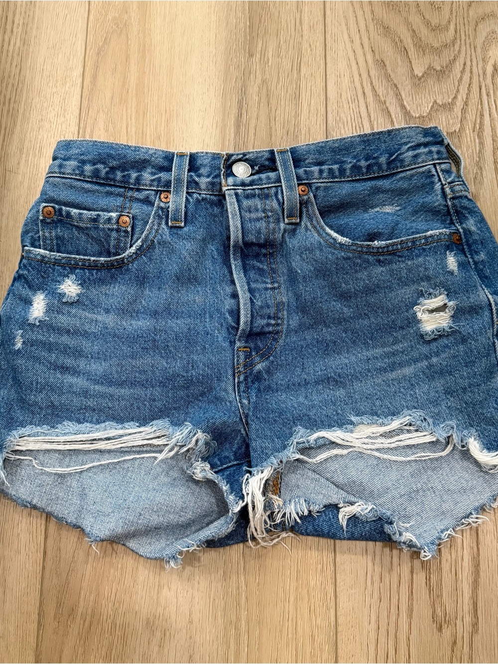 Levi’s 501 Original Cutoff Denim Shorts
